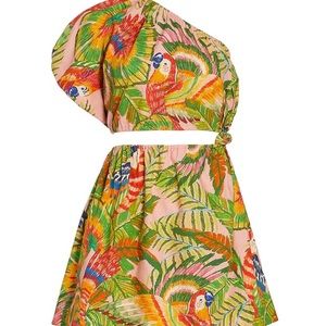 Farm rio pink cut out dress.